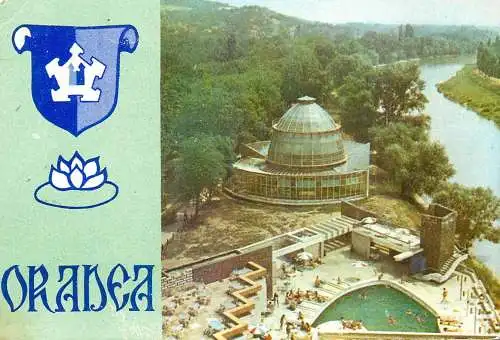 Romania Oradea Sera incalzita de flori si plante exotice aspect aerian