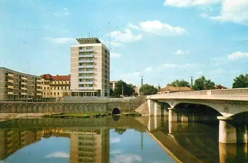 Romania Vedere din Oradea pod peste Cris
