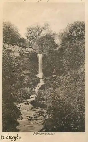 Hungary Diosgyor Hamori waterfall