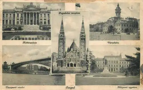 Hungary Szeged different views and sites