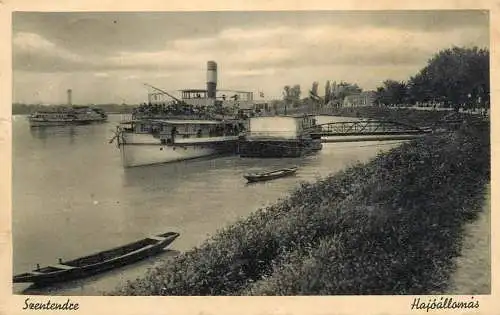 Hungary Szentendre harbour view