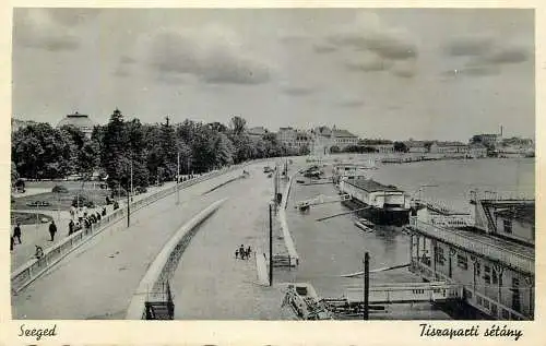 Hungary Szeged Tisza promenade