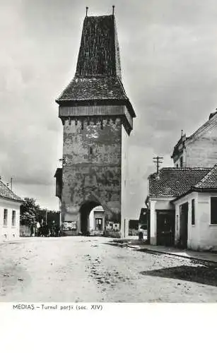 Romania Medias Turnul cetatii monument istoric sec XIV