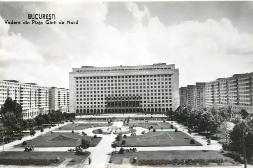 Romania Bucuresti vedere din Piata Garii de Nord