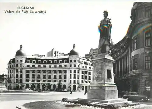 Romania Bucuresti vedere din Piata Universitatii