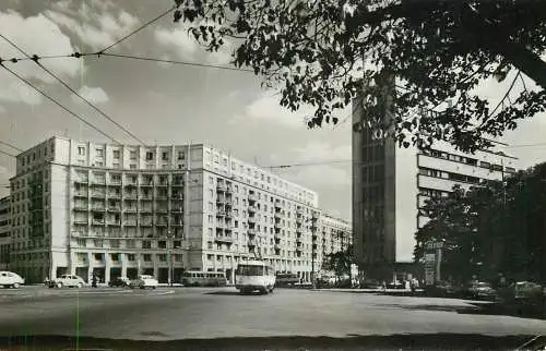Romania Bucuresti Piata Romana troleibuz