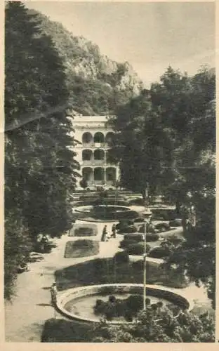 Romania Baile Herculane vedere din parc