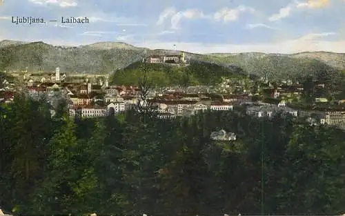 Slovenia Ljubljana Laibach general view