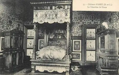 France Chateau d'Anet - La Chambre de Diane
