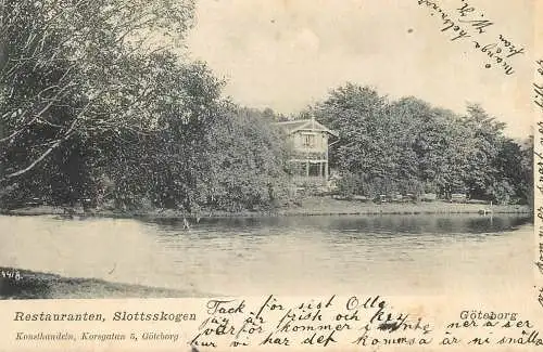 Sweden Goteborg Slottskogen Restaurant