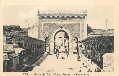 Morocco > Fez Porte de Bou Jeloud entree de Fes el Bali