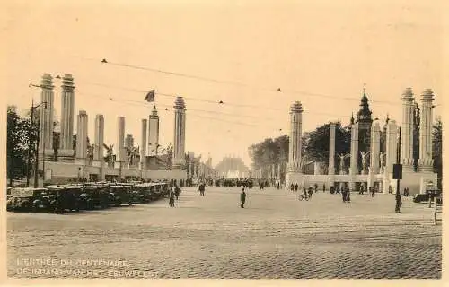 Exposition internationelle de Bruxelles 1935 l'entree du centenaire