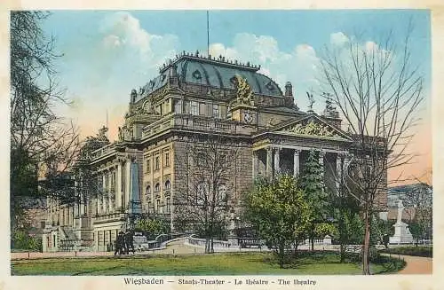 AK Wiesbaden Theater