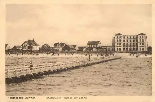 AK Nordseebad Duhnen Badebrücke