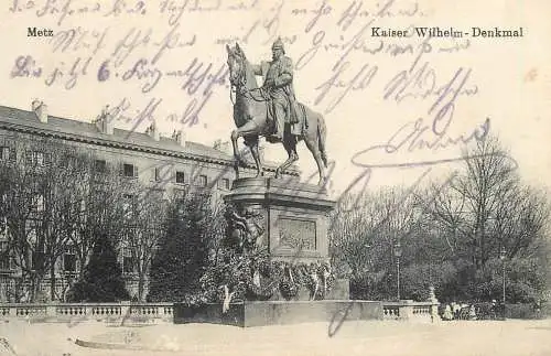 Metz Kaiser Wilhelm Denkmal 1916