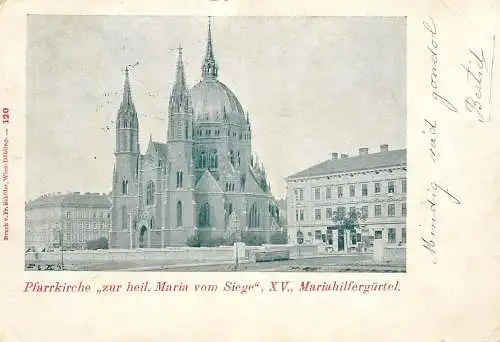 Pfarrkirche "zur heil. Maria vom Siege" XV Mariahilfegurtel