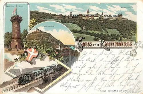 Gruss vom Kahlenberge 1900