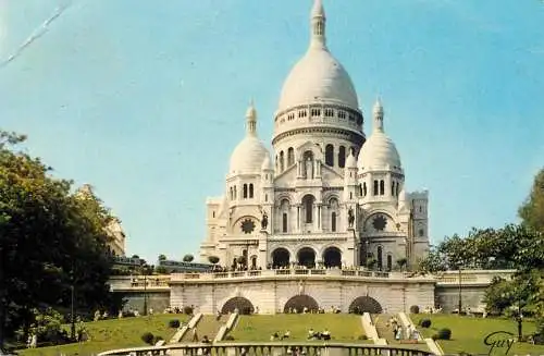 France Paris Sacré Coeur basilique de Montmartre Saint PIerre square