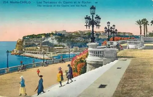 Monaco Monte-Carlo casino terraces