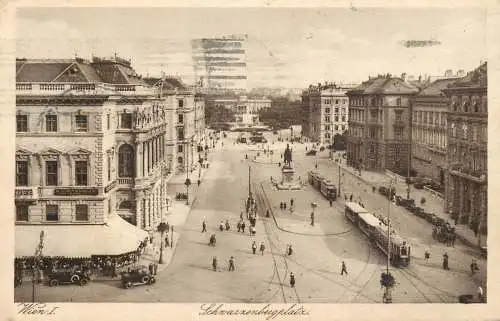 Austria Wien Schwarzenbergplatz tram