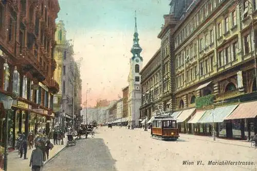 Austria Wien Mariahilferstrasse tram