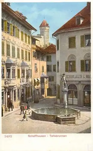 Switzerland Schaffhausen Tellsbrunnen