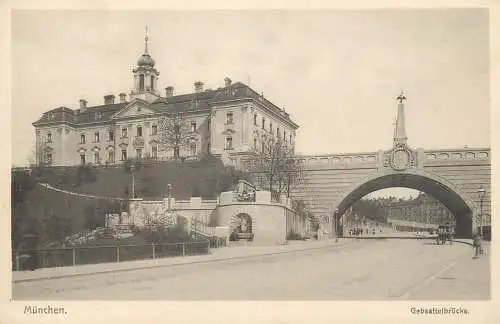 Germany Bavaria Muenchen Gebsattelbrucke