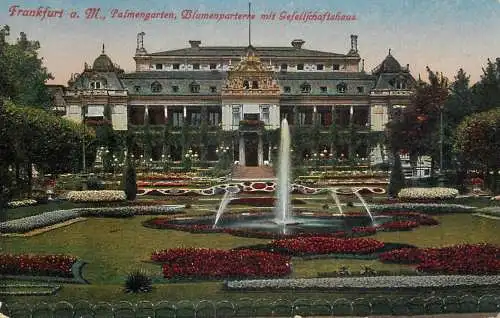 Germany Frankfurt a. M. Palmengarten blumenparterre
