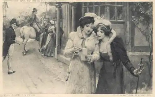 Fine art vintage postcard G. Sheridan Knowles Nottingham
