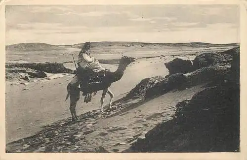Postcard Egypt Sahara desert