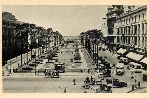 Postcard Egypt Alexandria Midan Saad Zaglou