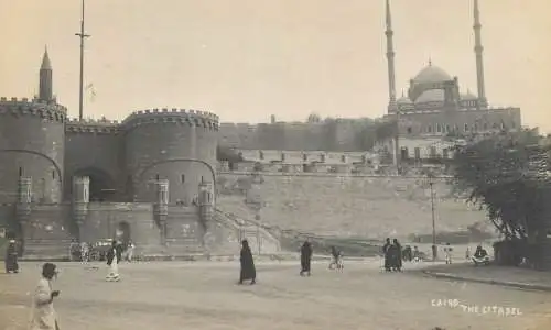 Postcard Egypt Cairo citadel