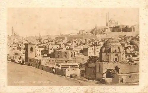 Postcard Egypt Cairo citadel