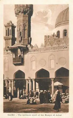 Postcard Egypt Cairo Mosque el Azhar