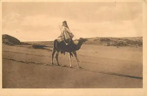 Postcard Egypt departure from Sahara Desert