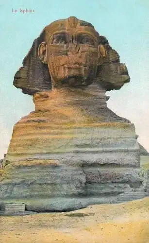 Postcard Egypt Sphinx