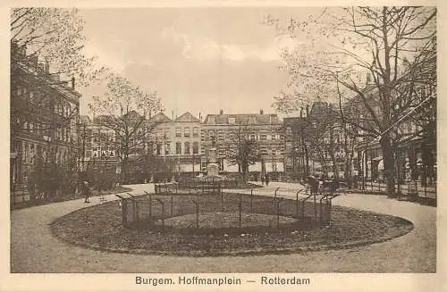 Netherlands Rotterdam Hoffmanplein Burgem