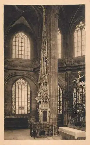 Germany Nurnberg Sakramentshauschen in der Lorenzkirche