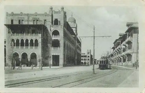 Postcard Egypt Heliopolis Ismail boulevard