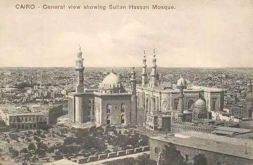 Postcard Egypt Cairo Sultan Hassan Mosque