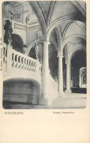 Germany Wurzburg Schloss Treppenhaus