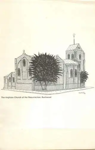 Romania Bucuresti Anglican Church Bucharest greetings card