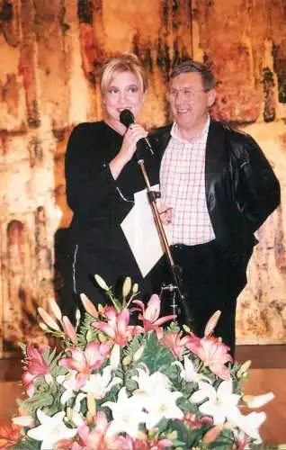 Romanian journalist Cornel Nistorescu and Cristina Topescu photo