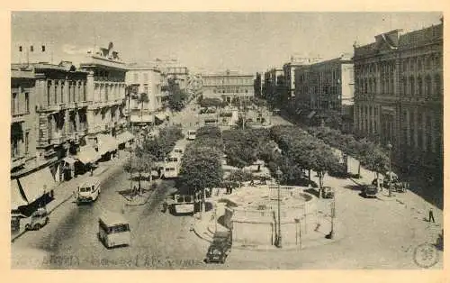 Postcard Egypt Alexandria Mohamed Aly square