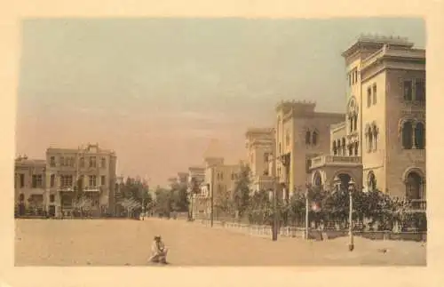Postcard Egypt Heliopolis Boulevard Ibrahira