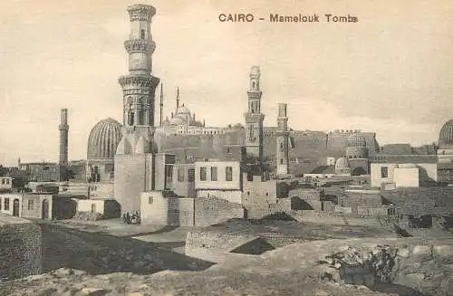 Postcard Egypt Cairo Mamelouk Tombs