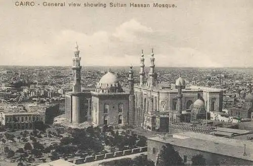 Postcard Egypt Cairo Sultan Hassan Mosque