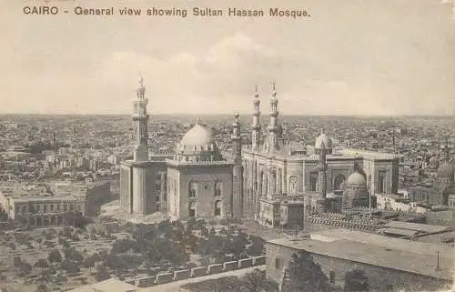 Postcard Egypt Cairo Sultan Hassan Mosque