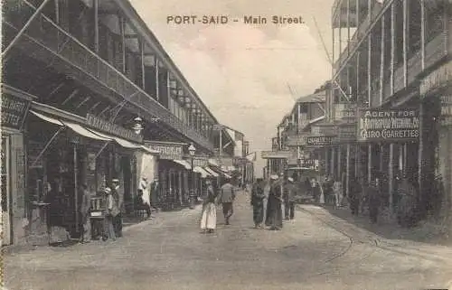 Egypt Port Said main street