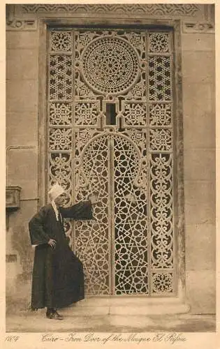 Egypt Cairo Iron door if the mosque of Rifaie
